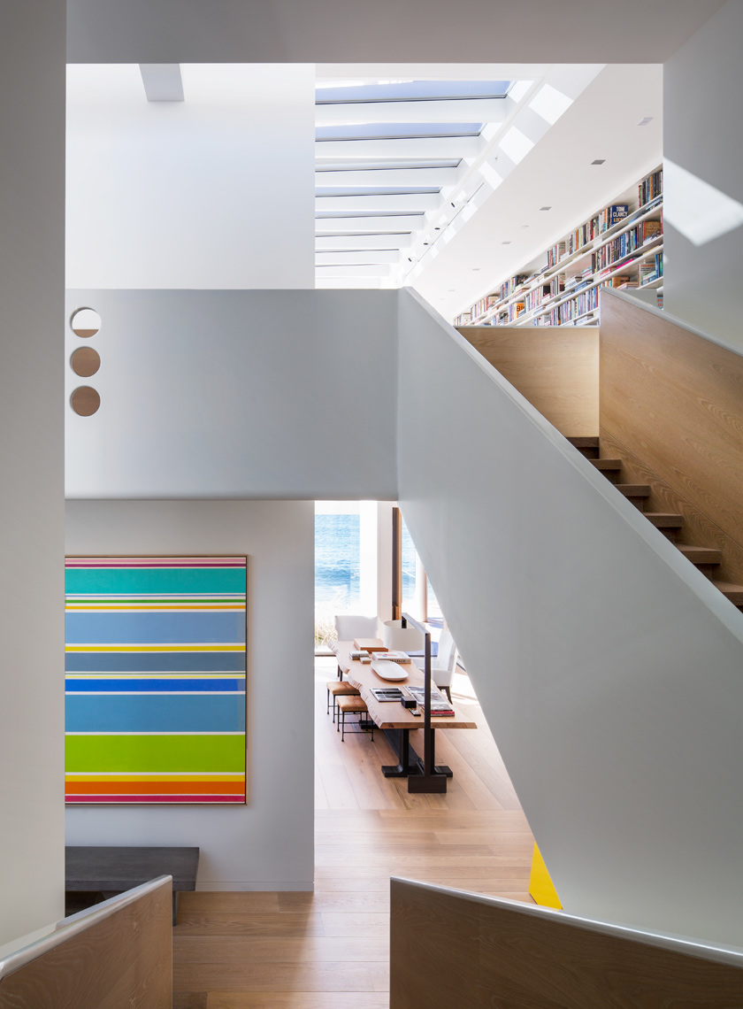 Foyer, Richard Meier, Malibu, Modernism